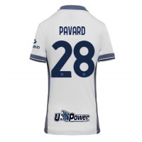 Camisa de Futebol Inter Milan Benjamin Pavard #28 Equipamento Secundário Mulheres 2024-25 Manga Curta